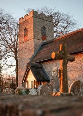 Church at Sunset