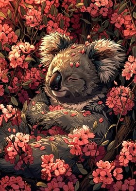 Koala in Blossom