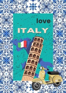 Love Italy Poster