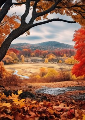 Autumn Forest Landscape