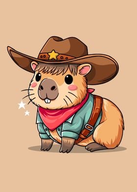 Capybara Cowboy