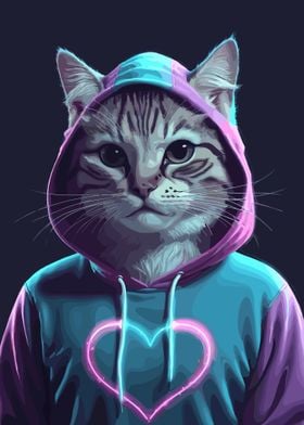 Neon Cat