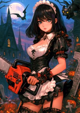 Anime Maid Chainsaw