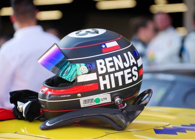 Benja Hites - Chile Racing Helmet 