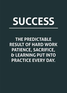 Success Quote Poster