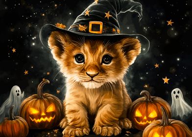 Halloween Lion Cub