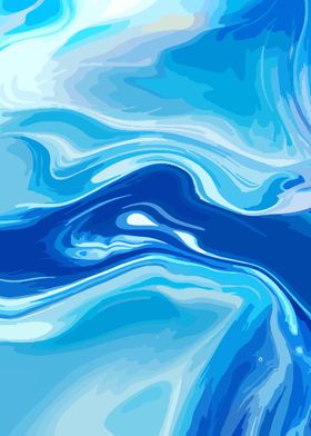  vibrant abstract Blue design 