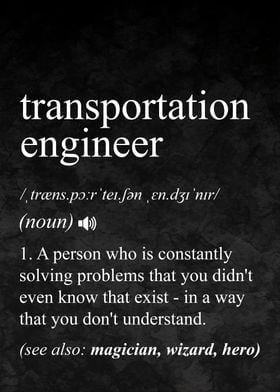 Transportation Engineer Definition