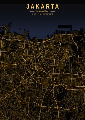 Jakarta Golden City Map