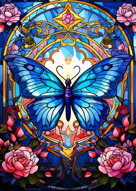 Stained Glass Butterfly