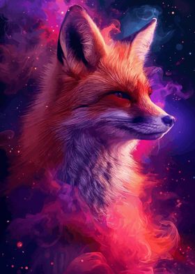 Fox in Nebula