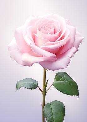 Single Pink Rose