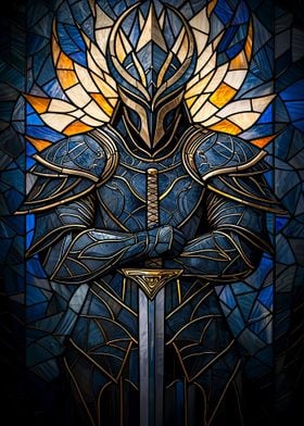 Stained Glass Knight