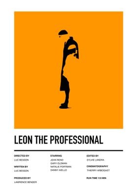 Leon The Professional Minimalist Poster