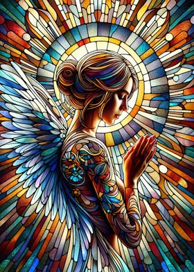 Stained Glass Angel