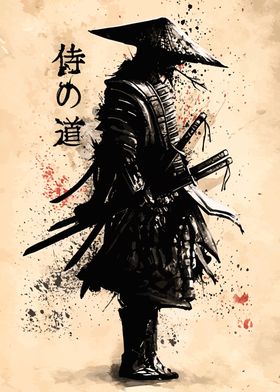 Samurai Warrior Art Print