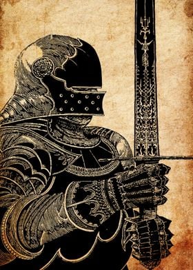 Medieval Knight Illustration