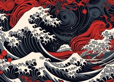 Japanese Wave Art Print