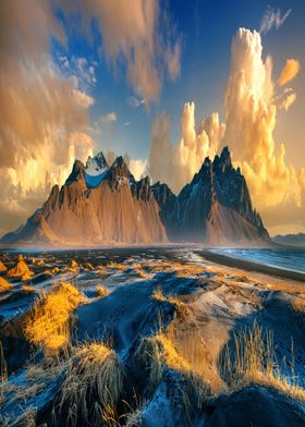 Icelandic Mountain Landscape