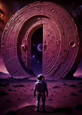 Astronaut at Cosmic Gateway