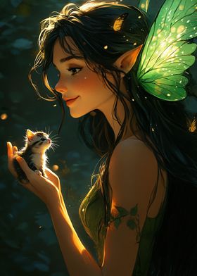 Fairy and Kitten