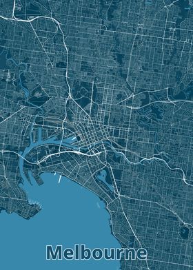 Melbourne City Map