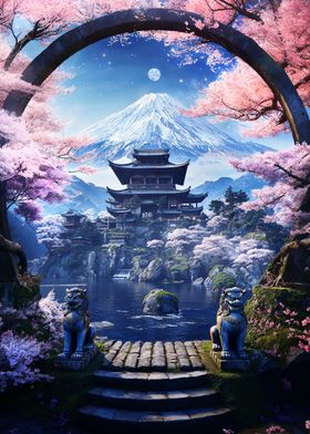 Mystical  Moon Temple 