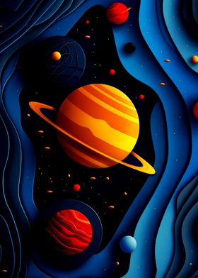 Saturn in Space