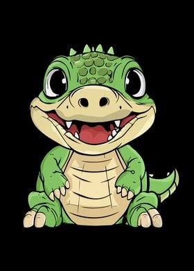 Cute Baby Crocodile Women Kids Kawaii Crocodile