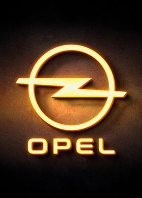 Opel Logo Neon