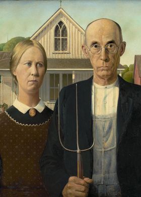 American Gothic Couple