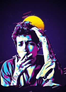 Bob dylan Retro Art