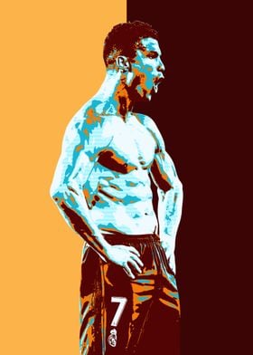 Cristiano Ronaldo Pop Art