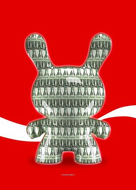 Coca-Cola Bunny Pop Art