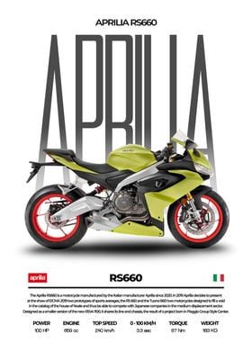 Aprilia RS660 Motorcycle