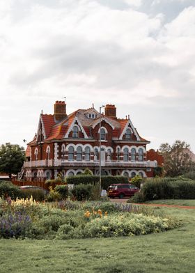 Victorian Mansion with Garden