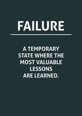 Failure Quote Poster