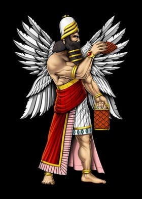 Sumerian God Enki