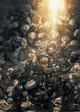 Gears of War Comic Cover