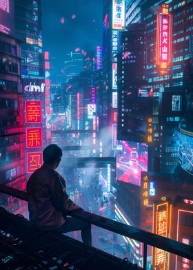 Cyberpunk Cityscape