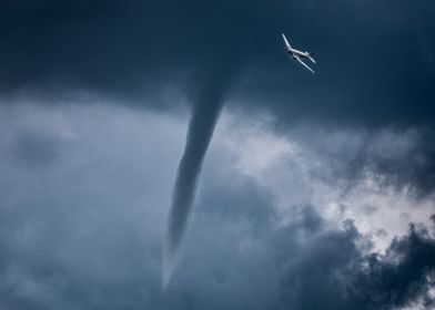 Tornado and Airplane