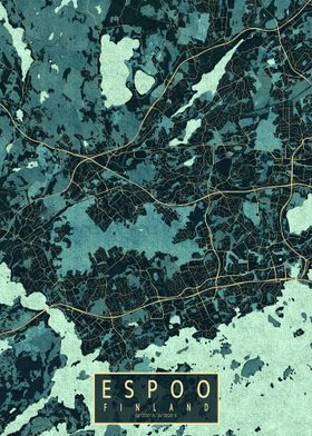 Espoo, Finland Map