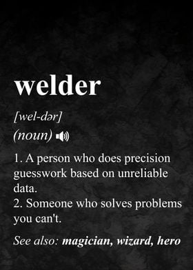 Welder Definition Print