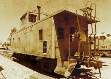 Vintage Train Caboose