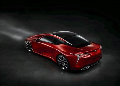 Lexus LC 500 Red 