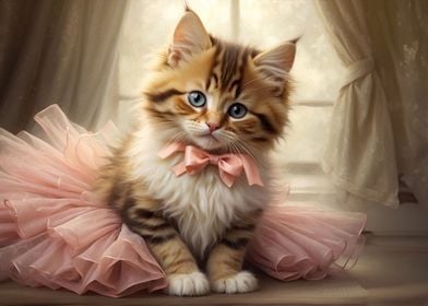 Kitten in Tutu