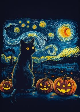 Halloween Starry Night