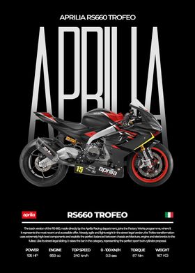 Aprilia RS660 Trofeo Motorcycle