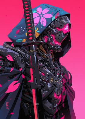 Cyberpunk Samurai