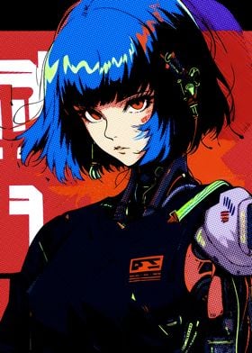 Cyberpunk Anime Girl